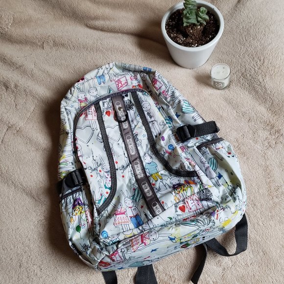 Forever 21 Handbags - Bunny Print Two Pocket Backpack | From Korea